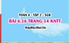 Bài 6.16 trang 14 Toán 6 Tập 2 Kết nối tri thức Bài 6.16 trang 14 Toán 6 Tập 2 Kết nối tri thức